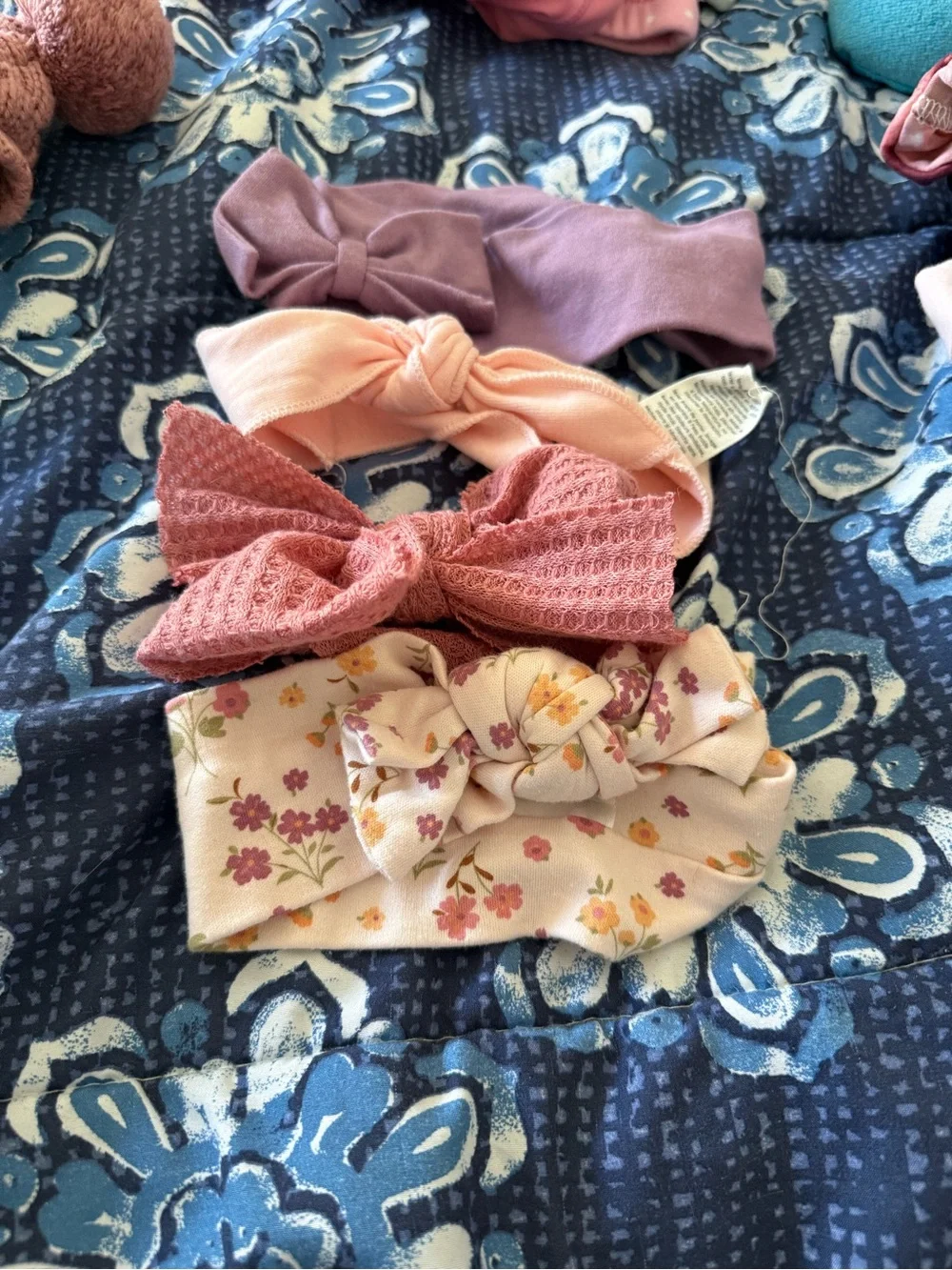 Baby Girl Bow and Hat Bundle